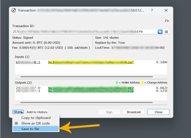 Figure 6 — Transaction details